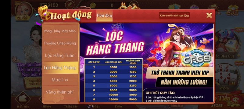 Game cá cược tại Cf68